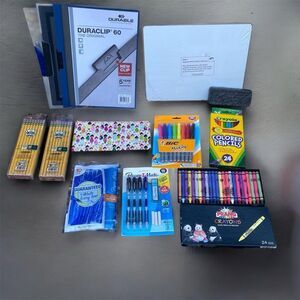 Back to School Supply Kit Bundle All New. Any Age. Name Brands